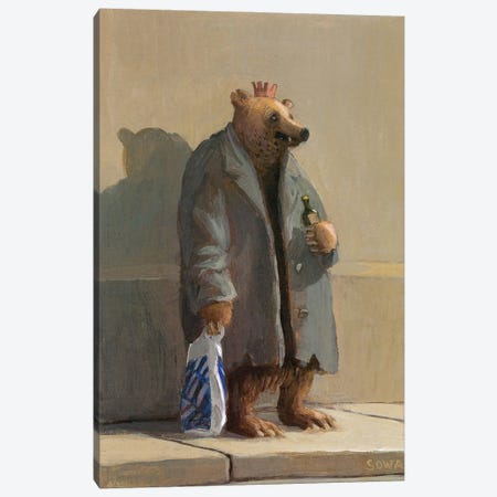 Greetings From The Capital Canvas Print #MCS55} by Michael Sowa Canvas Art Print