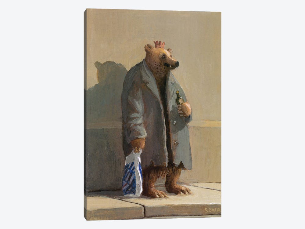 Greetings From The Capital by Michael Sowa 1-piece Canvas Art