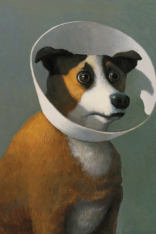 Ill Dog Amelie by Michael Sowa wall art