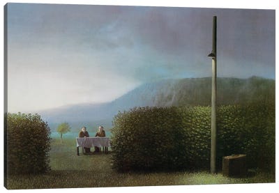 Office For Travel And Visit Affairs Canvas Art Print - Michael Sowa