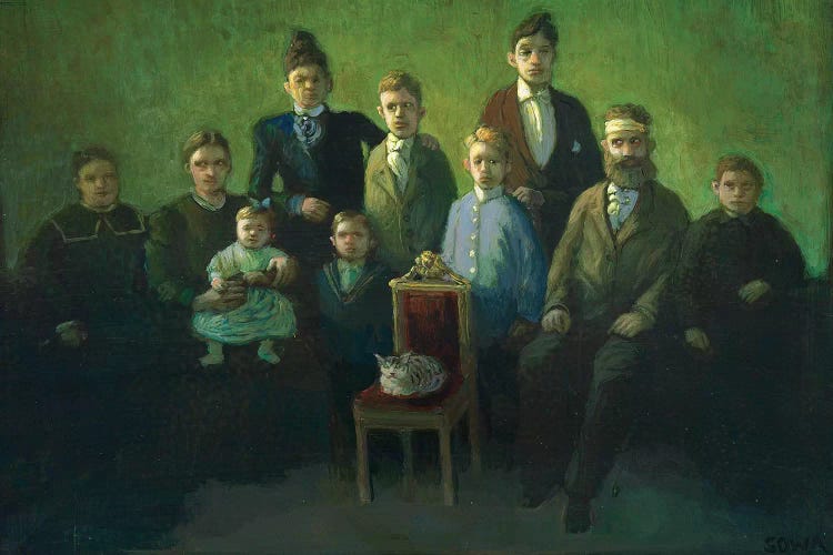 Difficult Family by Michael Sowa wall art