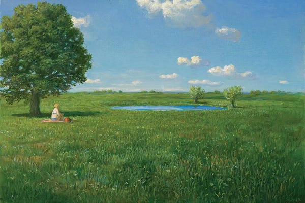 Ponds: First Bath in Spring by Michael Sowa