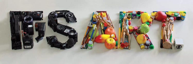It's Art 3D Instalattion by Mr. Copyright wall art
