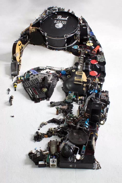 3D Self Portrait by Mr. Copyright wall art
