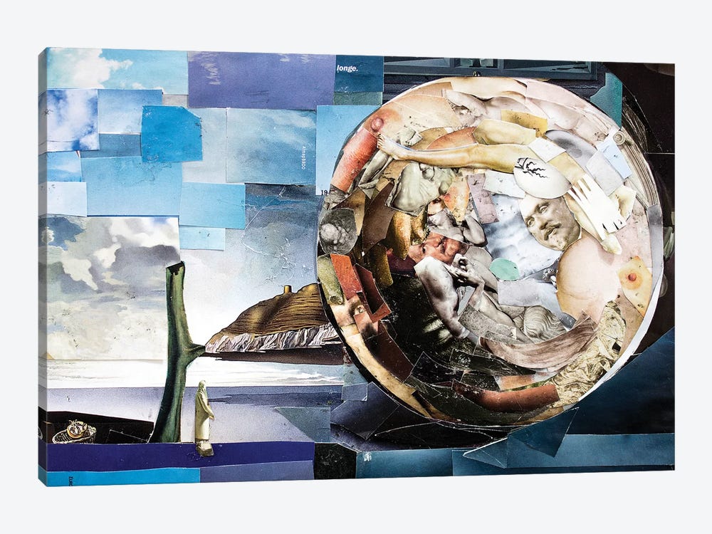 Sphere Of Transcendence Collage by Mr. Copyright 1-piece Canvas Wall Art