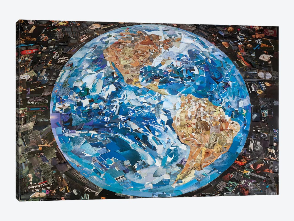 Brave Recycled World by Mr. Copyright 1-piece Canvas Art