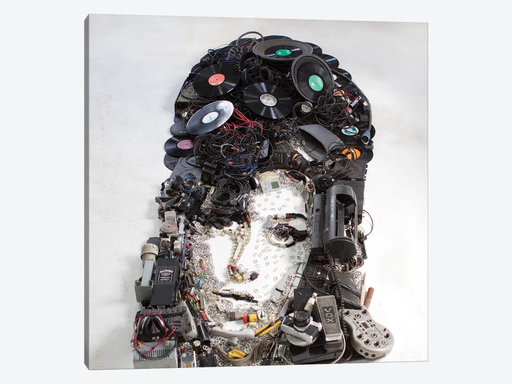 Amy Winehouse 3D Portrait by Mr. Copyright 1-piece Canvas Art Print