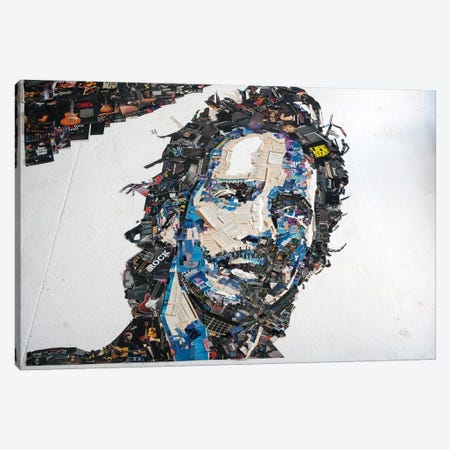 Chris Cornell 3D Portrait Canvas Print #MCT6} by Mr. Copyright Art Print