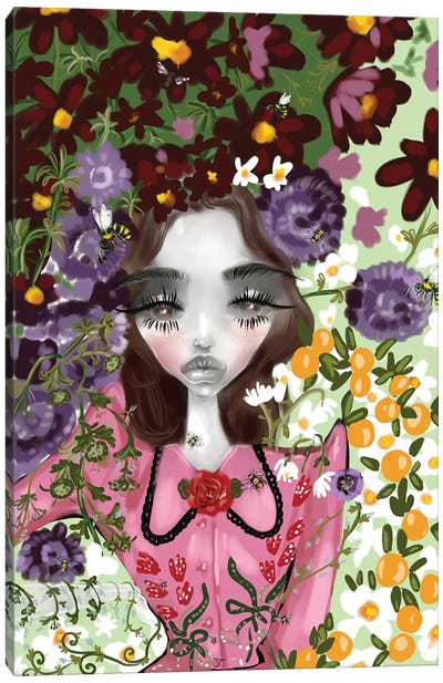 Flowers For Isabel Canvas Art Print - Mariya Chistova
