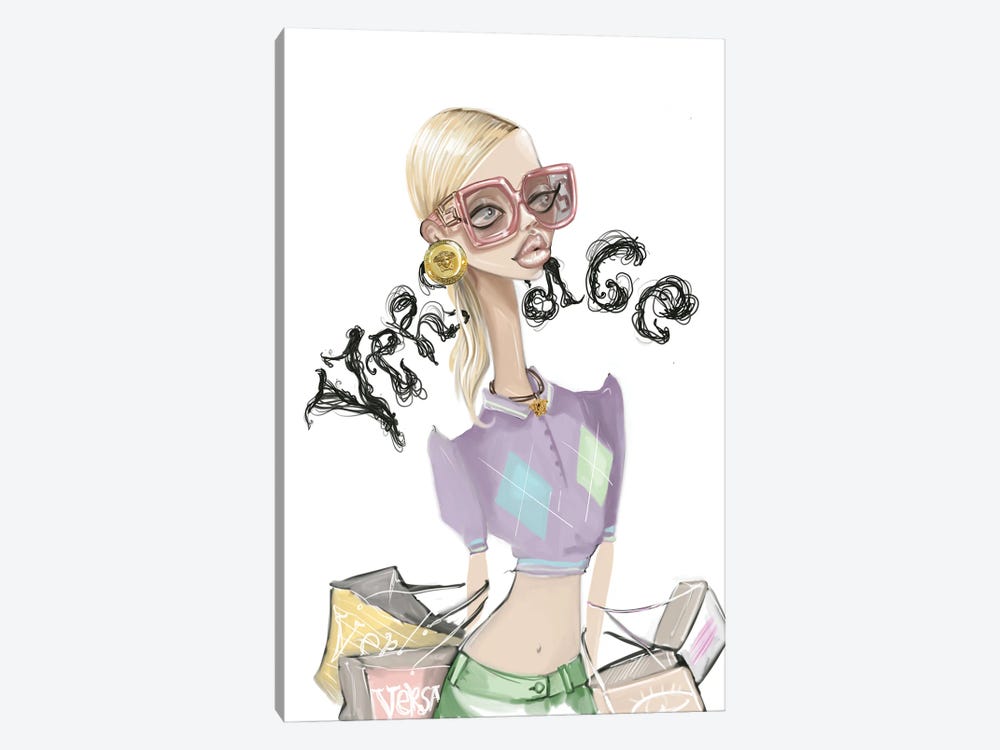 And Life Is Good When You Shopping by Mariya Chistova 1-piece Art Print