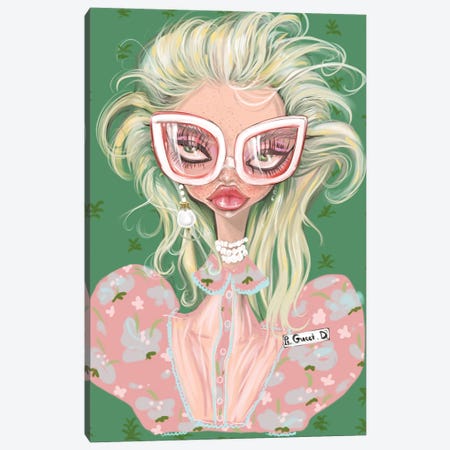 Gucci Girl Canvas Print #MCV22} by Mariya Chistova Canvas Art