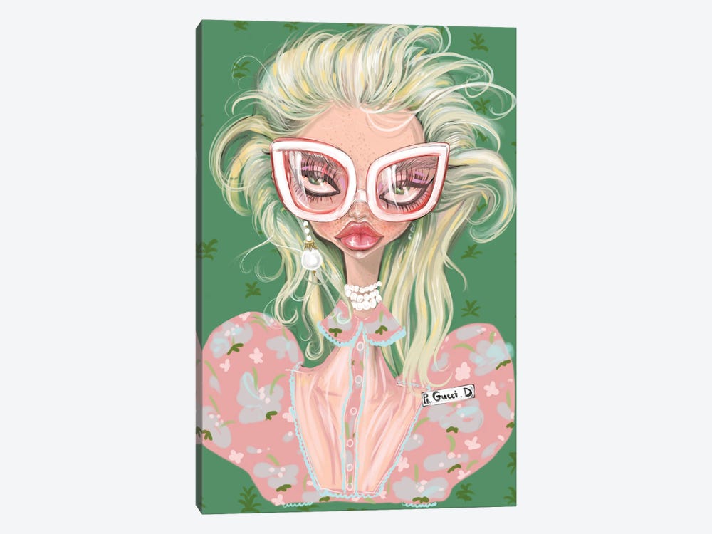 Gucci Girl by Mariya Chistova 1-piece Canvas Art