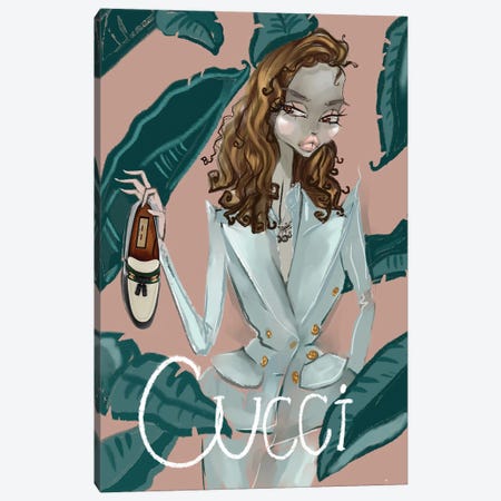 Gucci Styling Canvas Print #MCV5} by Mariya Chistova Art Print