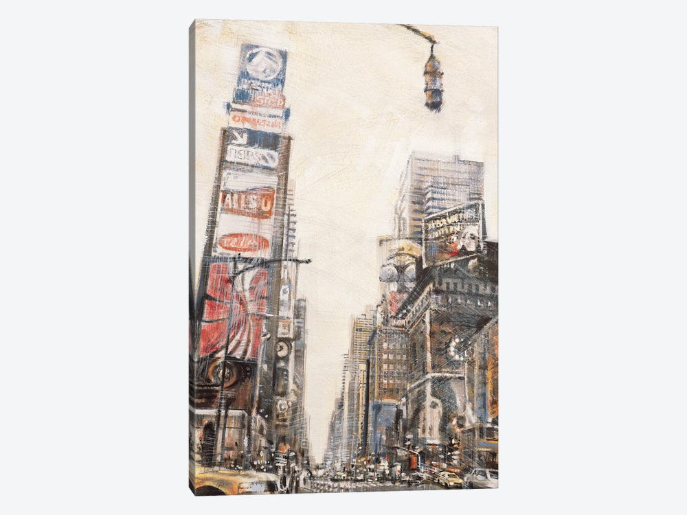 Times Square II by Matthew Daniels 1-piece Canvas Print