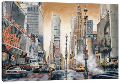 Crossroads (Times Square) Canvas Art Print - Times Square