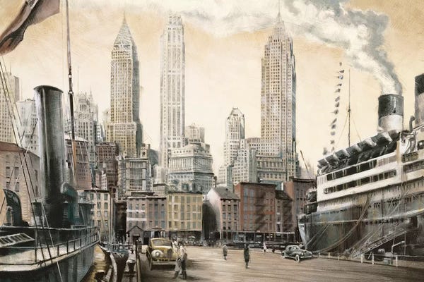 Matthew Daniels: Departure, New York by Matthew Daniels