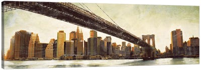 Brooklyn Bridge View Canvas Art Print