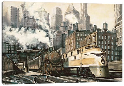 The Station, Chicago Canvas Art Print