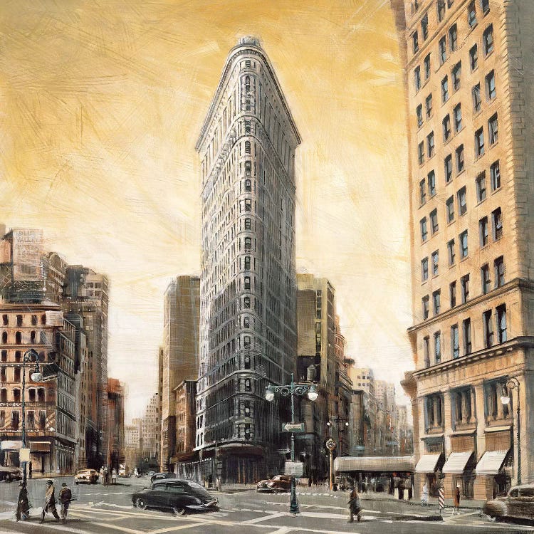 The Flatiron Building by Matthew Daniels wall art