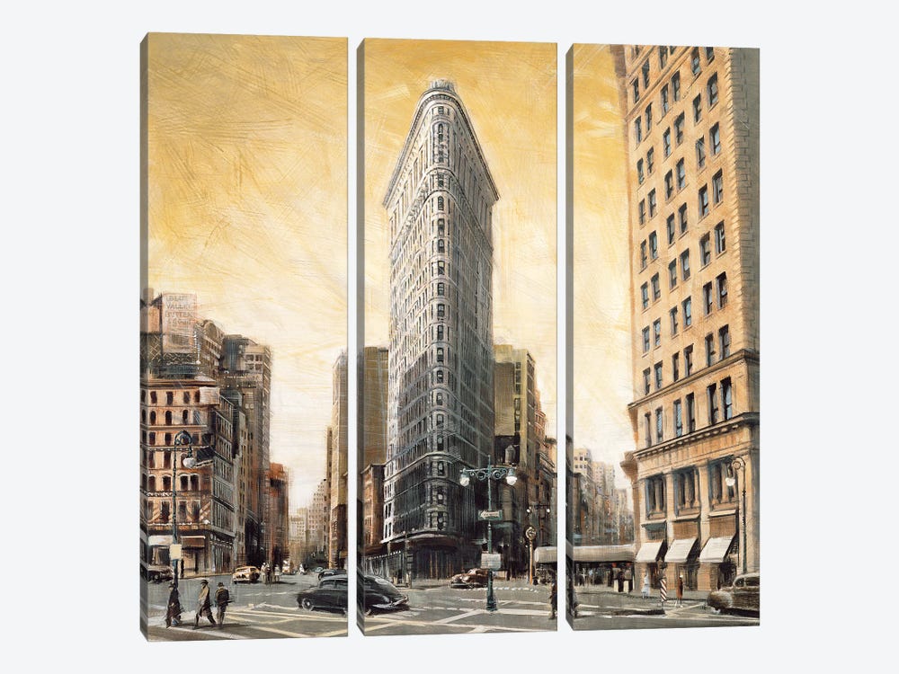 The Flatiron Building by Matthew Daniels 3-piece Art Print