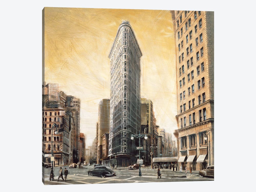 The Flatiron Building by Matthew Daniels 1-piece Canvas Artwork
