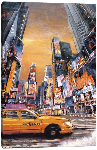 Times Square Perspective I Canvas Art Print