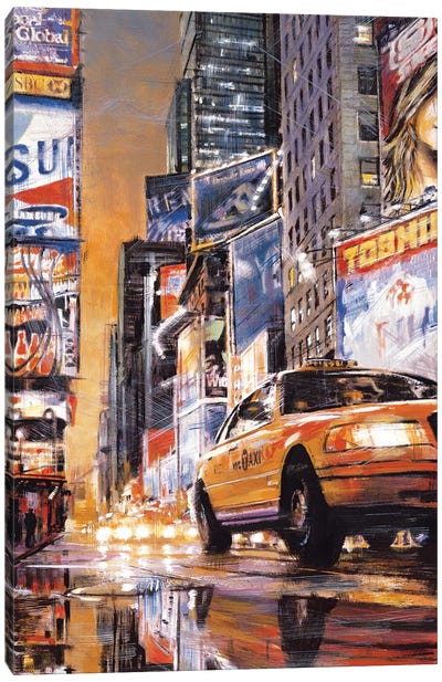 Times Square Perspective II Canvas Art Print