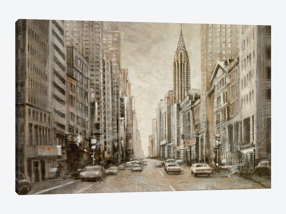 To the Chrysler Building by Matthew Daniels 1-piece Art Print