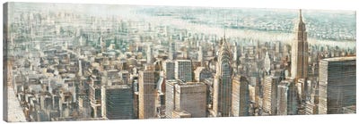 City View of Manhattan Canvas Art Print