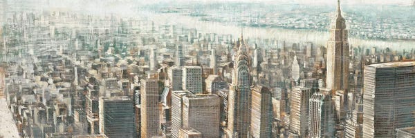 Matthew Daniels: City View of Manhattan by Matthew Daniels