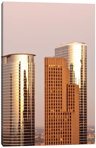 Downtown Skyline II, Houston, Texas Canvas Art Print - Houston Skylines