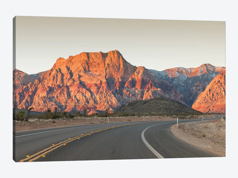 Mount Wilson, Keystone Thrust (Wilson Cliffs), Red Rock Canyon National Conservation Area, Nevada, USA by Michael DeFreitas 1-piece Canvas Wall Art