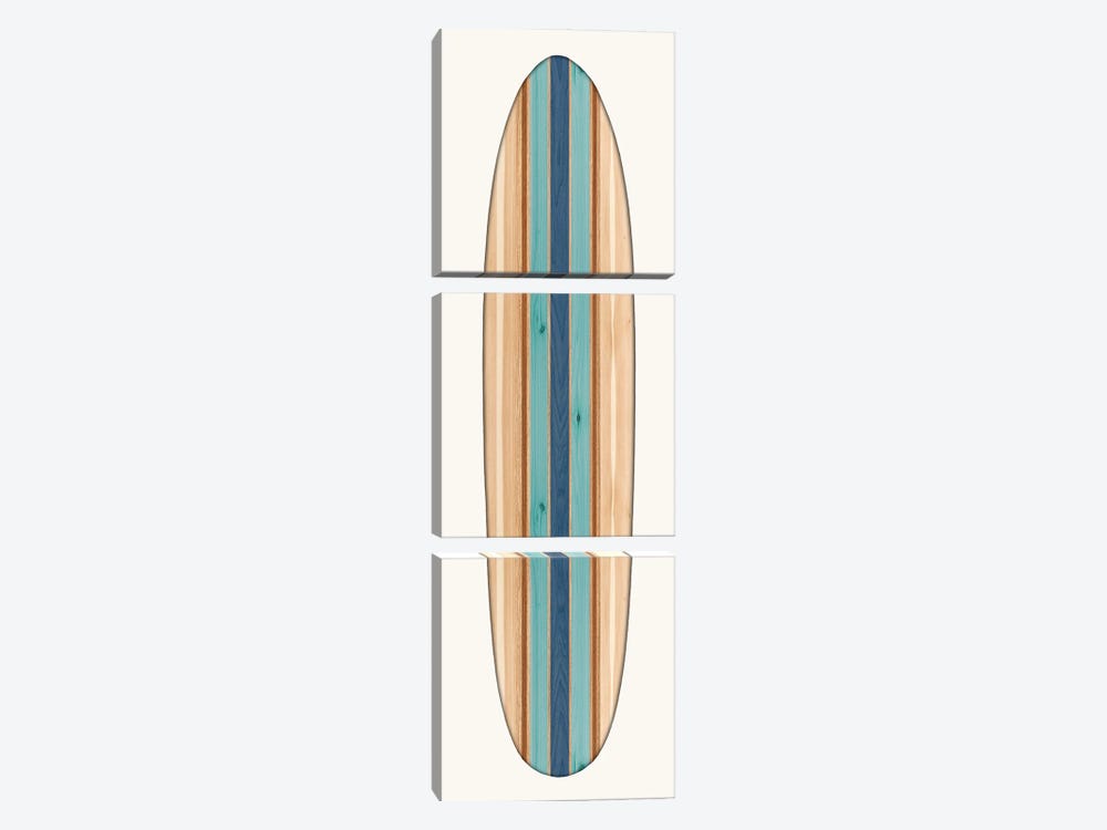 Vintage Surfboard II by Madeline Blake 3-piece Canvas Art