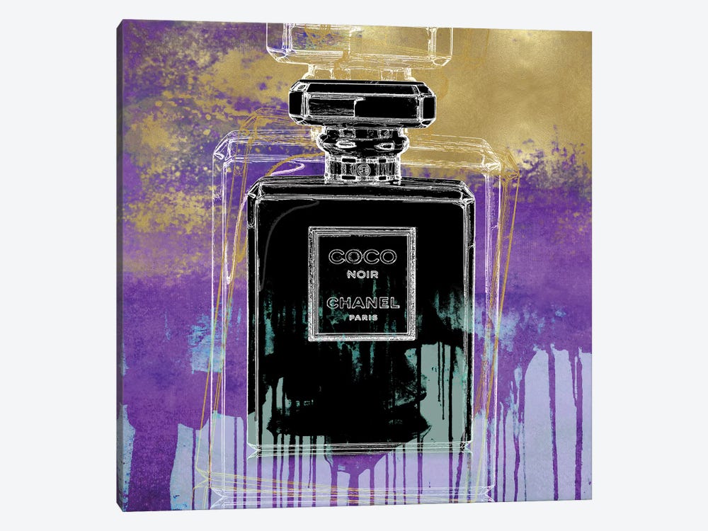 Noir On Purple by Madeline Blake 1-piece Canvas Artwork