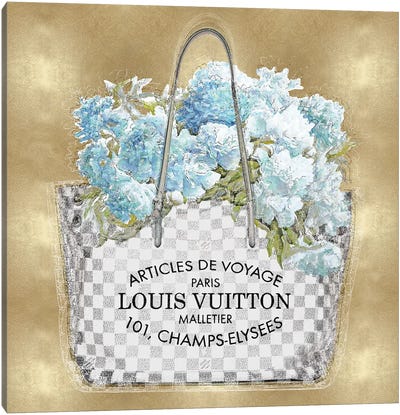 ❤️ Louis Vuitton marble and gold picture canvas print 160x70cm lv15