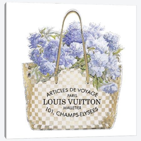 Louis Vuitton Monogram Bag & Valentino Heels by Cece Guidi - Graphic Art Print East Urban Home Size: 60 H x 40 W x 1.5 D, Mat Color: No Mat, Format