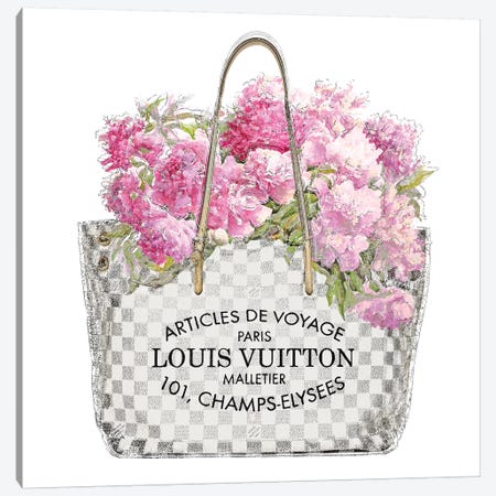 Bless international Louis Vuitton Monogram Bag & Valentino Heels Framed by  CeCe Guidi Print