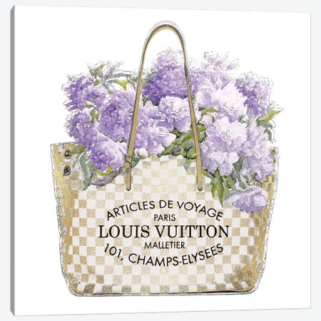 LV Bag Vase by Alexandre Venancio Fine Art Paper Print ( Hobbies & lifestyles > Shopping art) - 24x16x.25