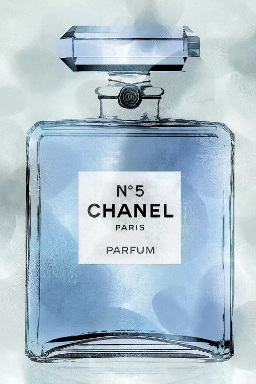 Gabrielle Chanel Perfume Watercolor Pa - Canvas Artwork