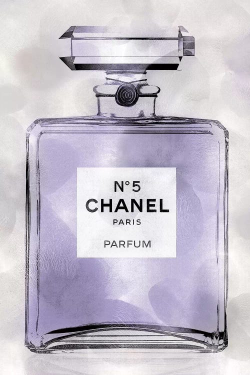 Purple Perfume Bottle by Madeline Blake wall art