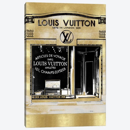 Framed Poster Prints - LV Fashion IV by Pomaikai Barron ( Fashion > Fashion Brands > Louis Vuitton art) - 32x24x1
