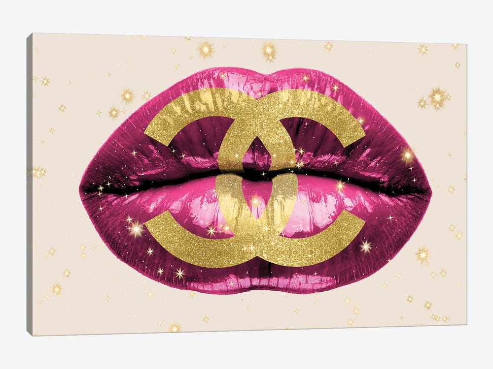 Fashion Lips - Pink I by Madeline Blake 1-piece Art Print