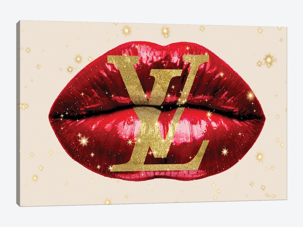 Fashion Lips - Red II by Madeline Blake 1-piece Canvas Wall Art