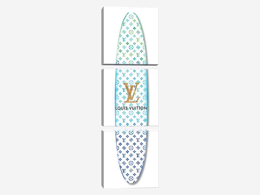 Fashion Surfboard - France IV 3-piece Canvas Print