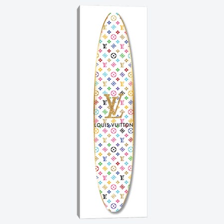Fashion Surfboard - France VI Canvas Print #MDL94} by Madeline Blake Art Print