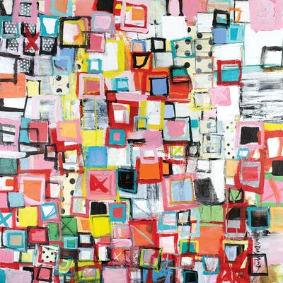 Connected by Michelle Daisley Moffitt framed canvas print