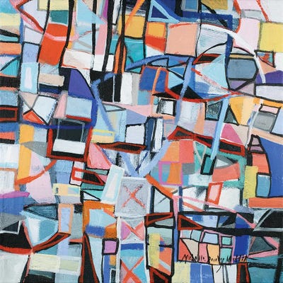 Restless by Michelle Daisley Moffitt framed canvas print