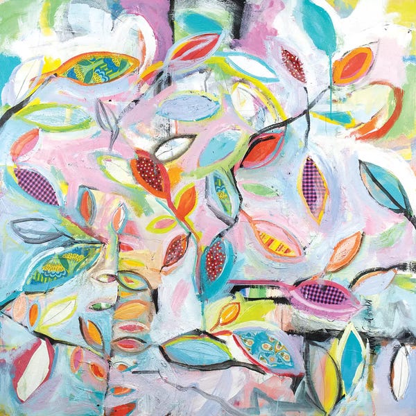 Michelle Daisley Moffitt: Checkered Leaves by Michelle Daisley Moffitt