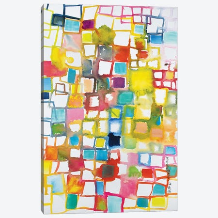 Color Block Canvas Print #MDM9} by Michelle Daisley Moffitt Canvas Art Print