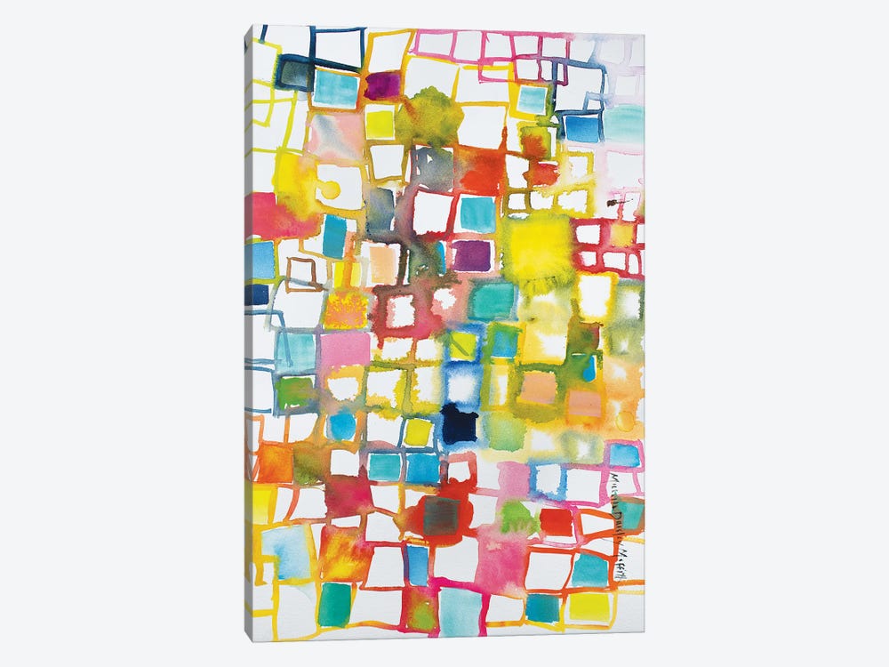 Color Block by Michelle Daisley Moffitt 1-piece Art Print